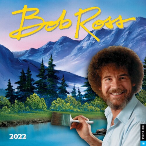 Andrews McMeel Publishing 2022 Bob Ross Wall Calendar 1 Ct Fred Meyer