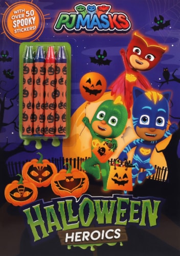 PJ Masks Halloween Heroics Activity Book Perspective: front