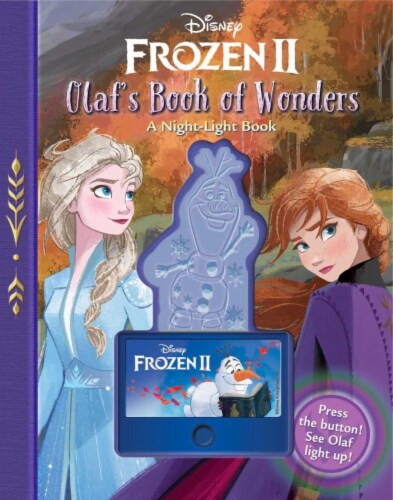 Disney Frozen 2 Olaf's Book of Wonders Night-Light Book Perspective: front