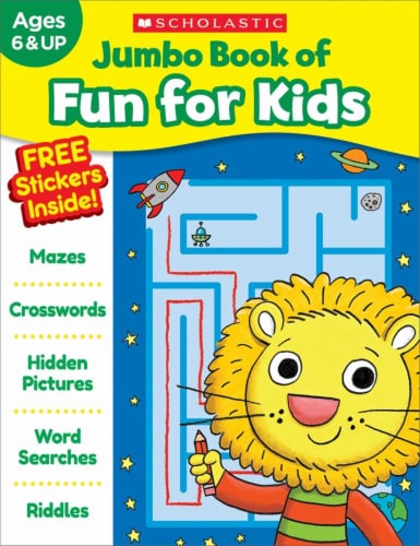 Jumbo Book of Fun for Kids Workbook by Scholastic Perspective: front