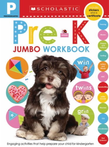 Pre-K Jumbo Workbook by Scholastic Perspective: front