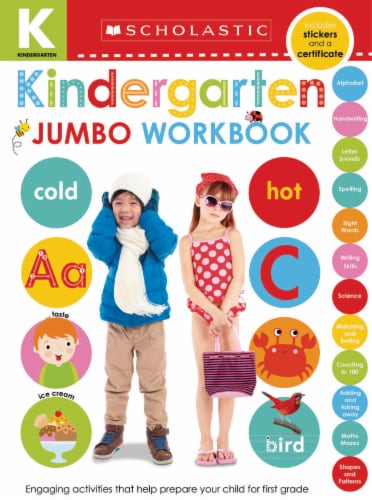 Kindergarten Jumbo Workbook by Scholastic Perspective: front