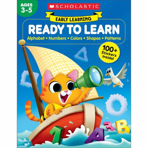 Scholastic Teaching Resources SC-832316 Early Learning Ready to Learn Paperback Perspective: front