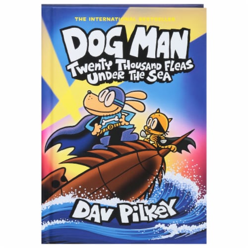 Dog Man Twenty Thousand Fleas Under the Sea Book Perspective: front