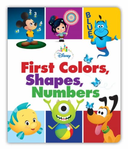 First Colors Shapes Numbers Board Book by Disney Perspective: front