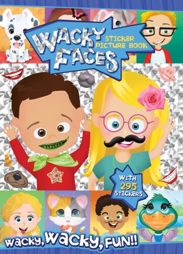 Bendon® Wacky Faces Sticker Face Activity Book Perspective: front