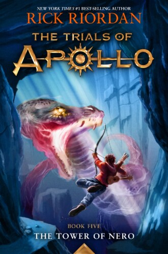 The Trials of Apollo Book 5: The Tower of Nero by Rick Riordan Perspective: front