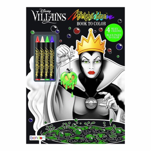 Bendon Bright Idea™ Disney® Villains Coloring Book Set Perspective: front