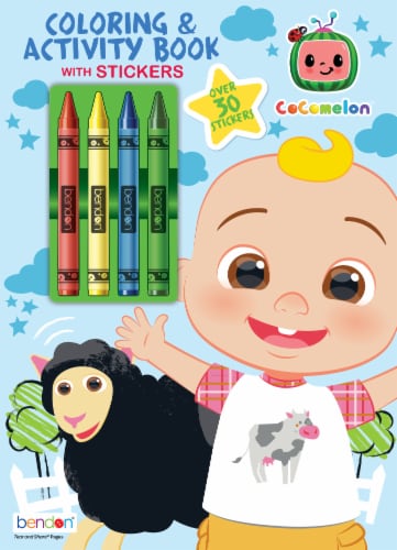 Bendon Cocomelon Coloring & Activity Book with Stickers Perspective: front