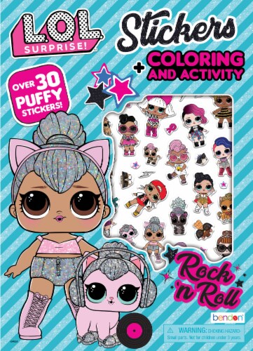 L.O.L. Surprise! Activity Book with Puffy Stickers Perspective: front