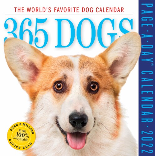 2022 365 Dogs Page-a-Day Calendar by Workman Publishing, 1 ct - Fry’s Food Stores