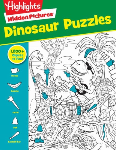 Hidden Pictures Dinosaur Puzzles by Highlights Perspective: front
