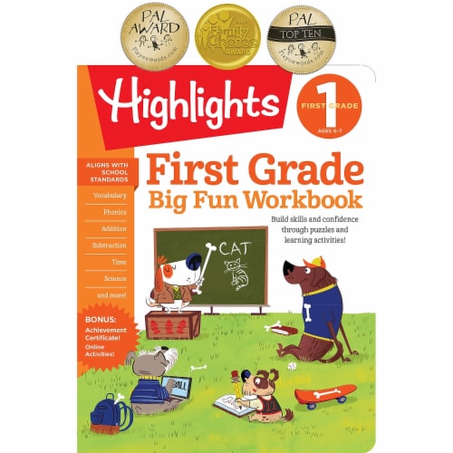Highlights First Grade Big Fun Workbooks Perspective: front