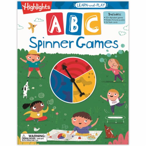 Highlights Learn-and-Play ABC Spinner Games Perspective: front