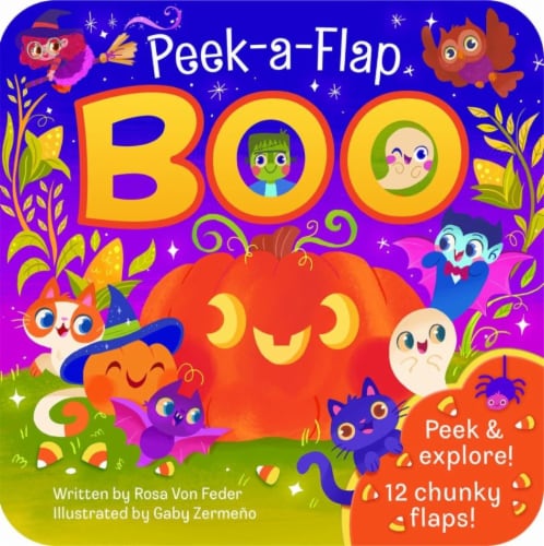 Peek-A-Flap Boo Book by Rosa Von Feder Perspective: front