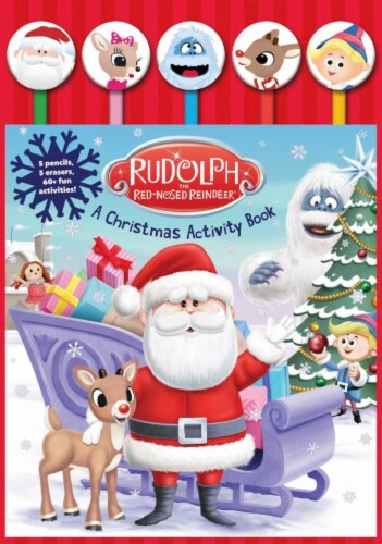 Rudolph the Red Nosed Reindeer Christmas Activity Book Perspective: front