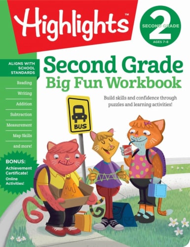Second Grade Big Fun Workbook by Highlights Perspective: front
