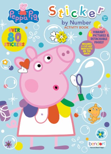 Bendon Peppa Pig Sticker Book Perspective: front