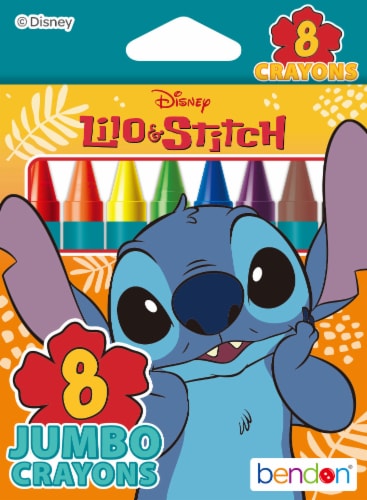 Everyday Living Lilo & Stitch Jumbo Crayons Perspective: front