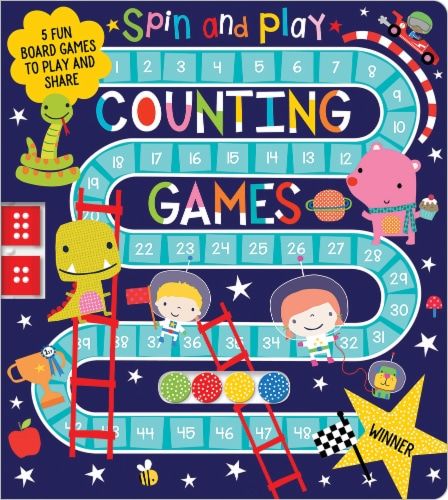 Spin and Play Counting Games Board Book by Make Believe Ideas Perspective: front