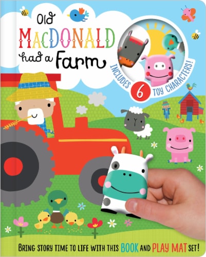 Old MacDonald Had a Farm Book and Play Mat Set Perspective: front