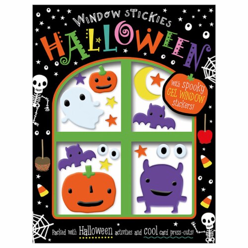 Halloween Spooky Gel Window Stickers Perspective: front