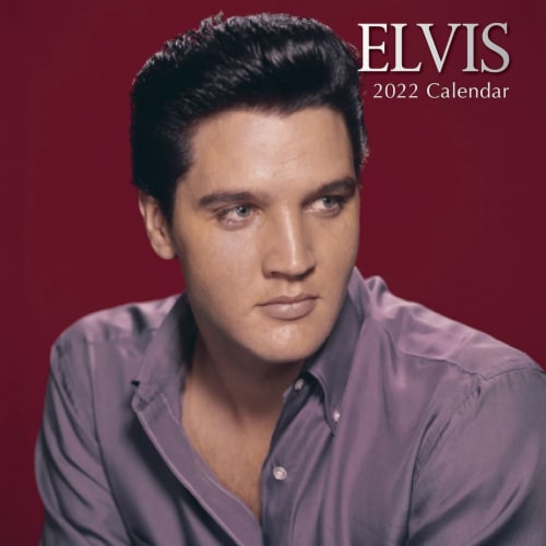 2022 Wall Calendar Elvis Legendary Icons 12 X 12 In, 16 Months With 180 Stickers, Pack - Qfc