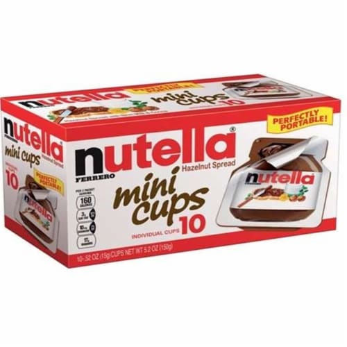 Nutella Mini Cups Hazelnut Spread, 5.2 Ounce - 10 cups per pack -- 12 packs  per case, 12-5.2 OUNCE - Kroger