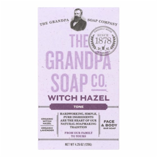 Grandpa Soap Soap - Witch Hazel - 4.25 oz Perspective: front