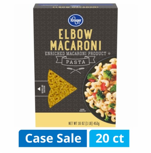Kroger® Elbow Macaroni Pasta Case Lot Sale Perspective: front
