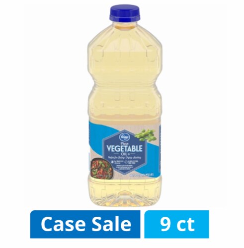 Kroger® Pure Vegetable Oil Case Lot Sale Perspective: front