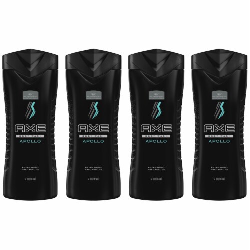 AXE Men Apollo Sage & Cedarwood Body Wash Perspective: front
