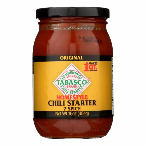 Tabasco Homestyle Chili Starter - Case of 6 - 16 OZ Perspective: front