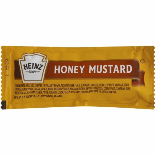 Heinz Honey Mustard, 12 Gram -- 200 per case. Perspective: front