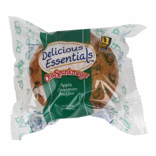 Otis Spunkmeyer Apple Cinnamon with Whole Grain Muffin, 4 Ounce -- 48 per case. Perspective: front