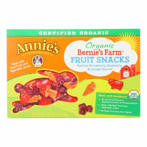 Annie's™ Homegrown Fruit Snack Multipack Bernie's Farm Fruit - Case Of 10/4 Oz Perspective: front