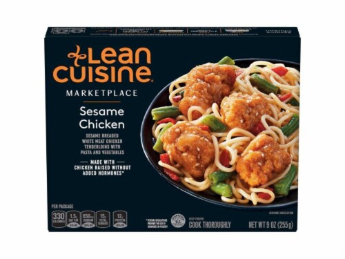 Lean Cuisine, Sesame Chicken, 9 oz. (12 count) Perspective: front