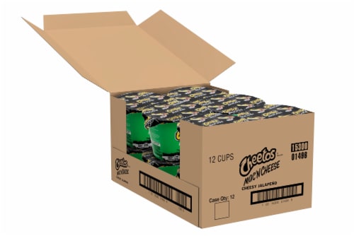 Cheetos® Cheesy Jalapeno Mac 'N Cheese Cups (12 Pack) Perspective: front