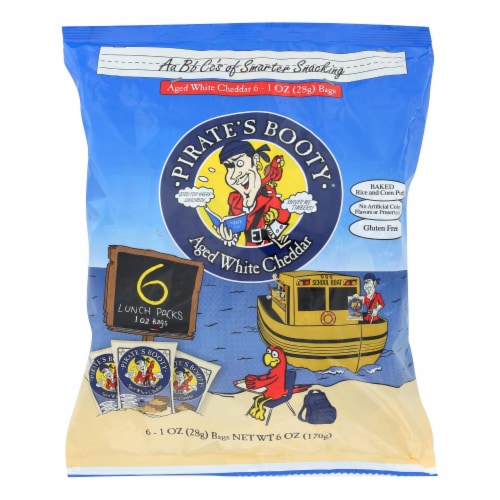 Pirate's Booty Aged White Cheddar Puffs Multipack Perspective: front