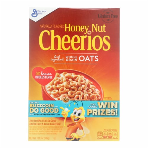 General Mills Honey Nut Cheerios Cereal, 12 ct / 10.8 oz - Jay C