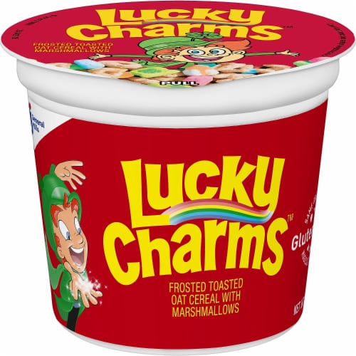 Lucky Charms Cereal Oats and Marshmallows 1.7 GEM13899 Perspective: front