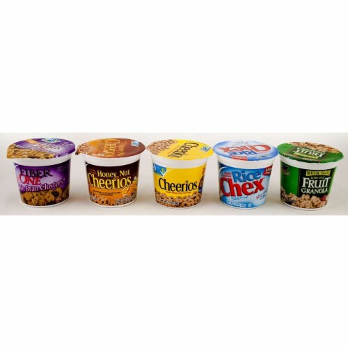 General Mills Variety Pack Cereal Cups Perspective: front