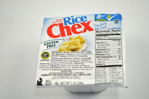 Rice Chex Cereal Bowl Pak 1 Ounce