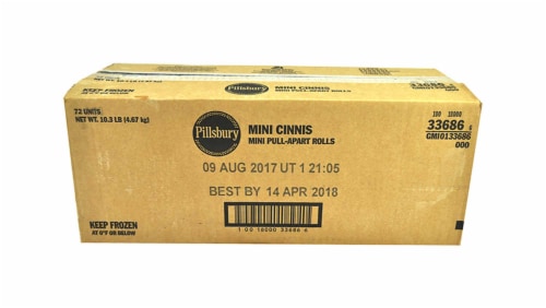 Pillsbury Hot Mini Cinnis Breakfast, 2.29 Ounce -- 72 per case. Perspective: front