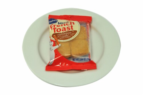 Pillsbury Cinnamon Rush Mini French Toast, 2.64 Ounce -- 72 per case. Perspective: front