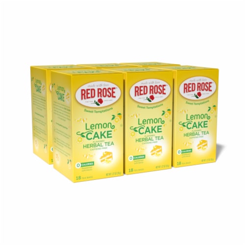 Red Rose Sweet Temptations Lemon Cake 18ct - 6 pack Perspective: front