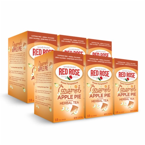Red Rose Sweet Temptations Caramel Apple Pie 18ct - 6 pack Perspective: front