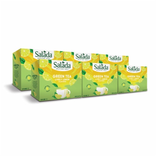 Salada Lively Lemon Green Tea 40ct - 6 pack Perspective: front