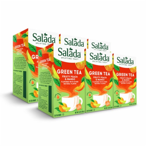 Salada Peach Mango Green Tea 20ct - 6 pack Perspective: front