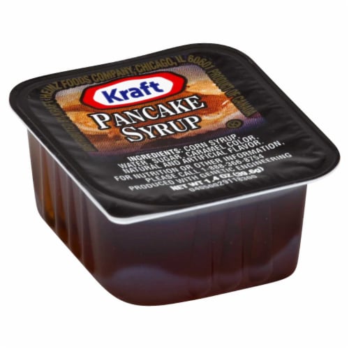 Kraft Single Serve Pancake Syrup Dip Cup, 1.4 ounce -- 120 per case Perspective: front